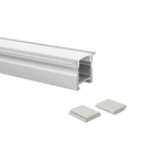 Cuatom 1m 2m 3m Recessed Aluminum LED Profile waterproof heatsink