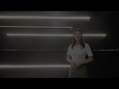 Perfil de aluminio Led negro montado en superficie KN24 W50*H35 con perfil de extrusión de tira LED de cubierta de PC negra