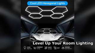 Transforme su habitación con luces LED hexagonales