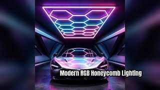 14 luces LED RGB hexagonales Mejora tu espacio al instante
