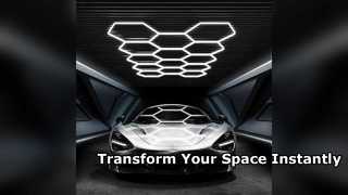 Actualice su espacio con luces de pared LED hexagonales