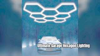 Actualice su garaje con iluminación modular LED hexagonal