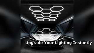 Actualice su espacio con luces de pared LED hexagonales