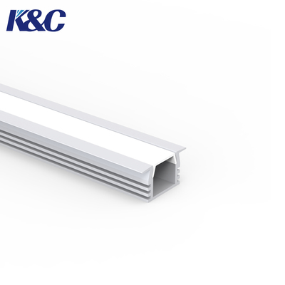 Un buen precio. Perfiles de aluminio de alta pureza LED con bordes decorativos incorporados en línea