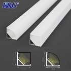 LED Corner Aluminium Profile Extrusion Channel For Cabinet 45 90 Degree Angle Light