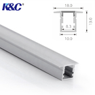 Flat 18*10mm Recessed Aluminum LED Profile Mounted Indstallation