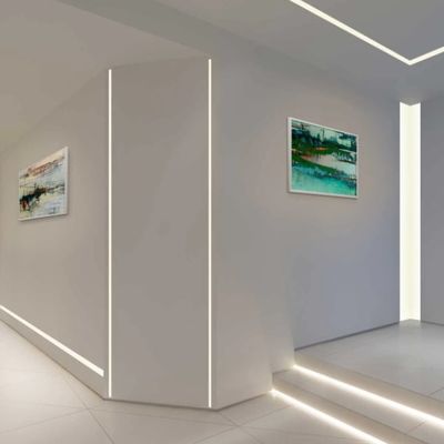 Un buen precio. Las bandas de luz LED de aluminio de aleación de perfil de canal en línea