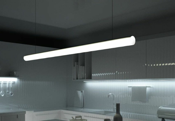 Un buen precio. El diámetro de aluminio redondo suspendido del perfil 30m m 60m m 120m m del LED con la cubierta difundida PC llevó la luz de tira en línea