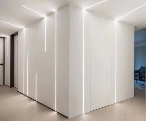 El yeso ahuecado del yeso de la mampostería seca llevó la luz de aluminio del perfil LED pela el canal de aluminio con la cubierta de la PC
