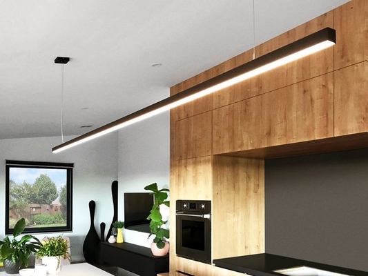 La luz estupenda suspendida U de vivienda de la barra del perfil de aluminio del LED formar el aluminio montado superficial sacó canal linear