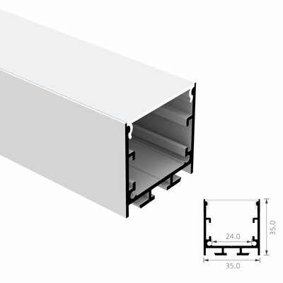 Un buen precio. Canal de levantamiento de aluminio de la protuberancia del perfil 35x35m m de la tira del LED para la luz de tira llevada en línea