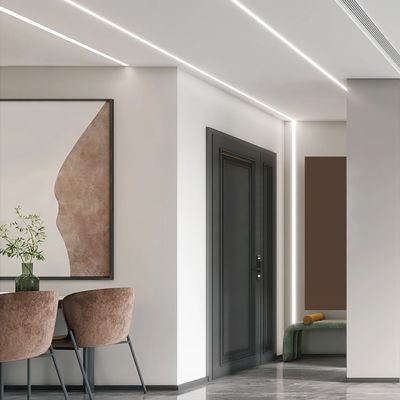 Un buen precio. Las tiras de la iluminación del techo llevaron el canal ahuecado perfil del aluminio del yeso de la mampostería seca del cartón yeso en línea