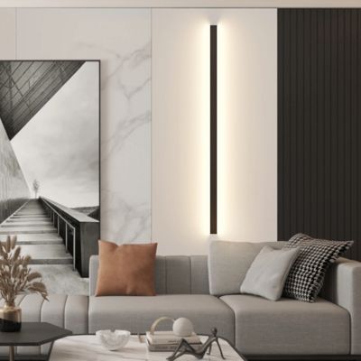 Pulir con chorro de arena el LED que enciende el perfil de aluminio IP44 6063 T5 arriba y abajo de la pared del pasillo