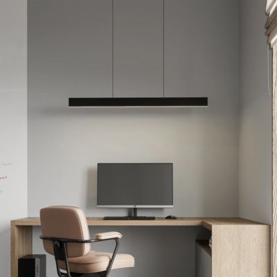 Un buen precio. Interior de aluminio delgado anodizada del perfil de 9.8*44.3m m suspendido en línea