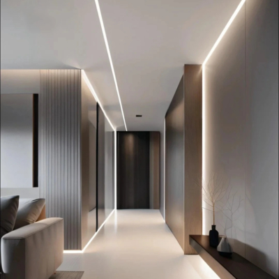perfil de aluminio ahuecado 75*35m m del LED para la oficina