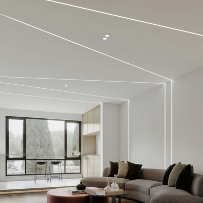 Un buen precio. Canal de aluminio llevado para el perfil de aluminio del cuadrado de la tira montada en la pared de Arce LED en línea