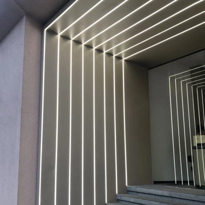 Luz de tira de aluminio llevada de la casa 10m m LED del soporte del perfil de la tira fina de aluminio del perfil 12*8m m LED