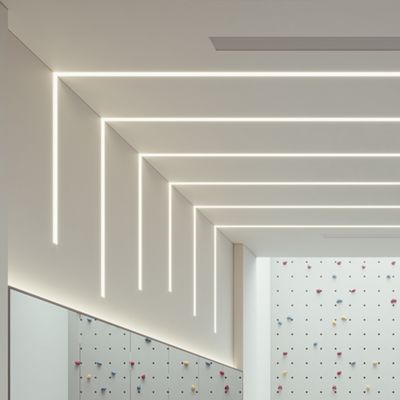 Perfil de aluminio de la tira del LED con el soporte de aluminio 14*13m m linear de la superficie del disipador de calor de 12m m