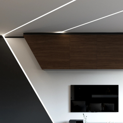 El canal de aluminio llevado con el difusor de la PC ahuecó fot la iluminación linear