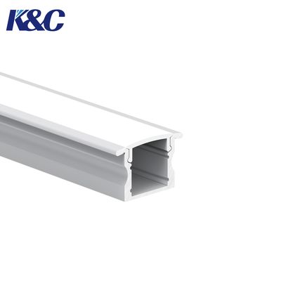 Un buen precio. 6063 T5 Aluminum LED Profile 17.0x15.0mm for Embedded Installation en línea