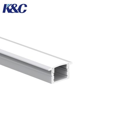 Un buen precio. 6063 T5 Aluminum LED Profile 17.0x12.7mm for Embedded Installation en línea