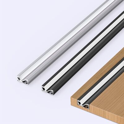 Un buen precio. Perfil de aluminio para tira LED de aleación de aluminio 6063 con longitud personalizada y recubrimiento en polvo para aplicaciones en techo en línea