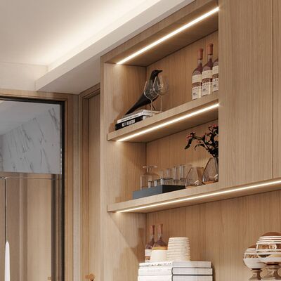 Un buen precio. Perfil LED en ángulo K60: aleación de aluminio 6063 T5 con instalación empotrada y diseño conforme a RoHS en línea