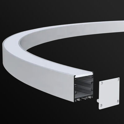 Un buen precio. Perfil de Aluminio LED Curvable T5 de Aleación de Aluminio 6063 con Cubierta de PMMA PC para Canal de Tira LED Flexible en línea