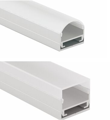 Un buen precio. Perfil de Aluminio T5 6063 para Tira LED con Cubierta de PC para Iluminación Decorativa de Montaje Superficial en línea