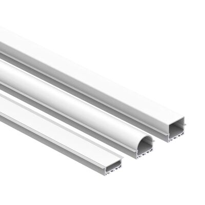 Un buen precio. Perfil de aluminio para tira de LED de montaje empotrado con aleación de aluminio 6063 y garantía de 5 años en línea