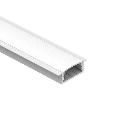 Un buen precio. Perfil LED de aluminio encasillado con aleación de aluminio 6063 T5 y garantía de 5 años para iluminación lineal en línea