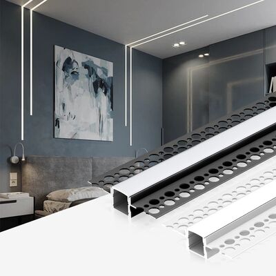 Un buen precio. 6063 T5 Aluminio de aleación LED Perfil de aluminio con oxidación por chorro de arena y garantía de 5 años para el canal de banda LED en línea