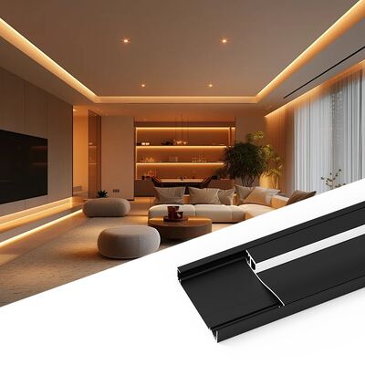 Un buen precio. Perfil de aluminio de banda LED plegable con longitud personalizada y aleación de aluminio 6063 para iluminación de escaleras en línea