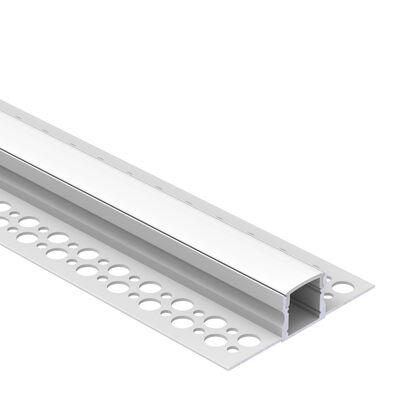 Un buen precio. Perfil de aluminio para tira LED de aleación de aluminio T5 6063 con garantía de 5 años para iluminación lineal empotrada en línea