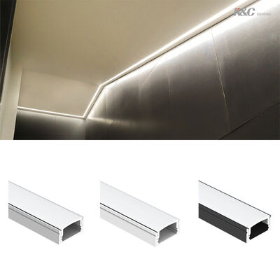 Un buen precio. Canal de tira LED de aleación de aluminio 6063 T5 con 50000 horas de trabajo y tamaño de W17.0*H9.0mm para montaje en superficie en línea