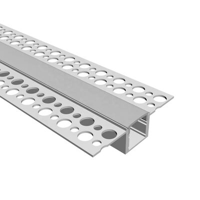 Un buen precio. 6063 T5 de aluminio LED de banda de aluminio perfil con difusor de PMMA para iluminación lineal en receso en línea