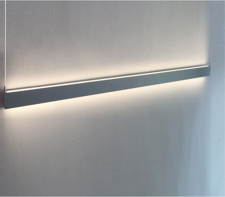Un buen precio. 6063 T5 de aleación de aluminio LED de banda de aluminio con perfil de W27.3 * H35mm dimensiones para la instalación de superficie montada y suspendida en línea