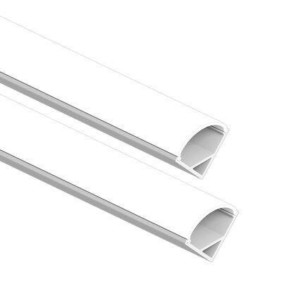 Un buen precio. 6063 T5 Profil LED de esquina de aleación de aluminio con oxidación por chorro de arena y dimensiones W16.0*H16.0mm en línea