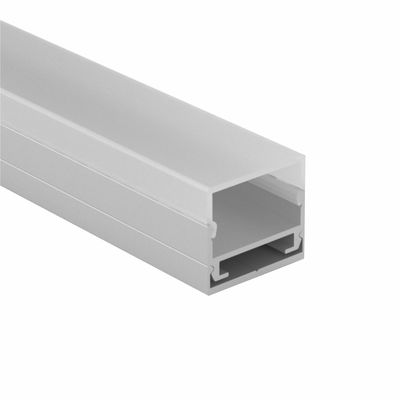 Un buen precio. El soporte cuadrado de la superficie de la forma anodizó el perfil de aluminio de la tira del LED con la cubierta del duffuser de la PC en línea