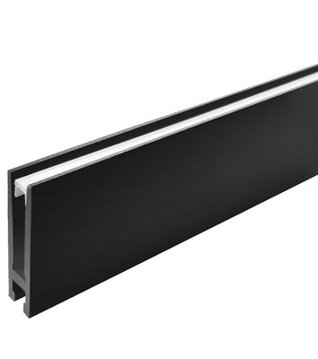 Un buen precio. El perfil de aluminio llevado W9.8*H25.4mm de la tira anodizó perfil de aluminio suspendido del LED en línea
