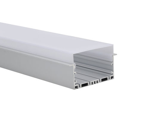 Perfil de aluminio ahuecado los 2.5m helado del plano LED