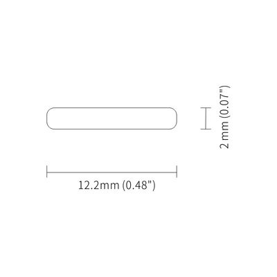 Perfil de aluminio acabado de plata 6063 T5 de la tira de ROHS LED