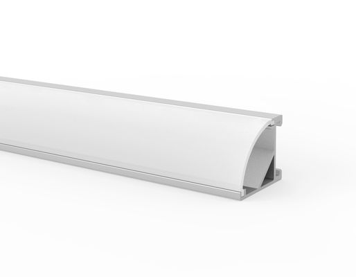 Perfil de aluminio llevado de la tira para el gabinete del supermercado con la iluminación magnética de PMMA W16mm