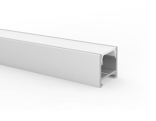 Cubierta magnética helada del difusor PMMA de WithPC del perfil de H15mm LED