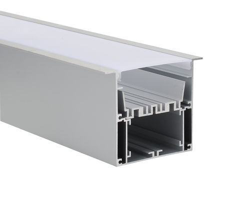 El perfil de aluminio anodizado de In LED del conductor ahuecado llevó perfil