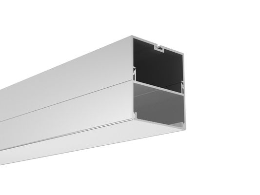 El perfil de aluminio de aluminio llevado de In LED del conductor del perfil 50*55m m de la tira llevó la protuberancia de aluminio