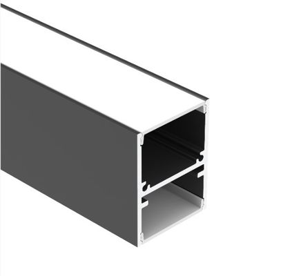 ROHS 6063 T5 para arriba abajo llevó el perfil de aluminio W27.3mm H35mm para linear
