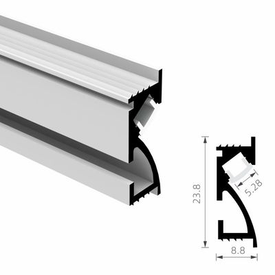 Un buen precio. Perfil ligero linear del PWB 5m m T5 6063 LED en línea