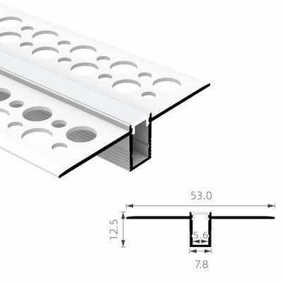 Un buen precio. T5 6063 la PC PMMA ahuecó el PWB de aluminio llevado de la protuberancia 5m m para la mampostería seca en línea