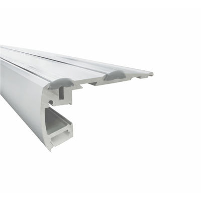 la protuberancia de aluminio de la PC PMMA LED de la anchura de 8m m perfila 6063 T5 con la cubierta del difusor de la PC